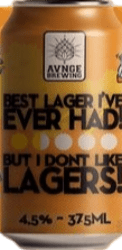 The Beer Drop Avnge Brewing Best Lager I've Ever Had! But I dont like Lagers, 1.5 Stars