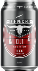 The Beer Drop Badlands Brewery Kilt Scottish Ale