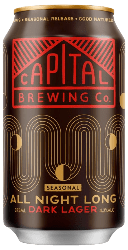 The Beer Drop Capital Brewing All Night Long Dark Lager