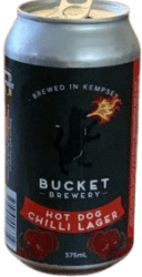 The Beer Drop Bucket Brewery Hot Dog Chilli Lager Bucket Brewery Hot Dog Chilli Lager