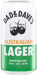 The Beer Drop Dad & Dave's Australian Lager Dad & Dave's Australian Lager