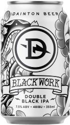 The Beer Drop Dainton Blackwork Double Black IPA