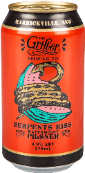 The Beer Drop Grifter Brewing Co Serpents Kiss Watermelon Pilsner