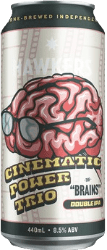 The Beer Drop Hawkers Cinematic Power Trio - The Brains Double IPA Hawkers Cinematic Power Trio - The Brains Double IPA