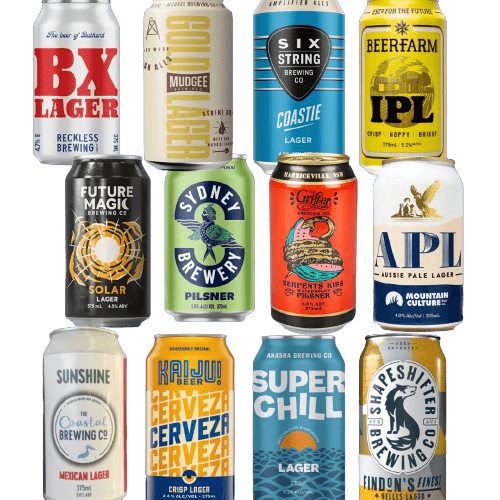 The Beer Drop Lager Lovers Mixed Case