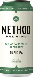The Beer Drop Method Brewing New World Order - Triple IPA Method Brewing New World Order - Triple IPA