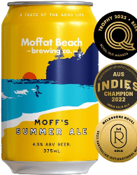 The Beer Drop Moffat Beach Brewing Co Moff’s Summer Ale