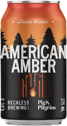 The Beer Drop Reckless Brewing x Pig & Pilgrim American Amber Ale Reckless Brewing x Pig & Pilgrim American Amber Ale