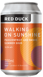 The Beer Drop Red Duck Brewery Walking On Sunshine Passionfruit & Mango Summer Sour