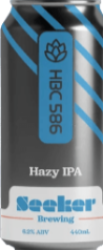 The Beer Drop Seeker Brewing Experimental Hop HBC 586 Hazy IPA