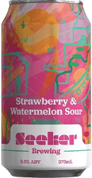 The Beer Drop Seeker Brewing Strawberry & Watermelon Sour Seeker Brewing Strawberry & Watermelon Sour