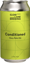 The Beer Drop Slow Lane Brewing Conditioned Hazy Pale Ale