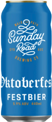 The Beer Drop Sunday Road Brewing Oktoberfest Festbier