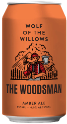 The Beer Drop Wolf of the Willows The Woodsman Amber Ale