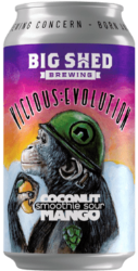 The Beer Drop Big Shed Brewing Vicious Evolution Coconut & Mango Smoothie Sour