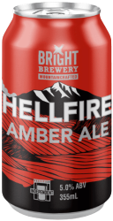The Beer Drop Bright Brewery Hellfire Amber Ale