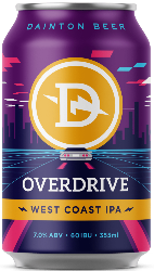 The Beer Drop Dainton Brewery Overdrive West Coast IPA